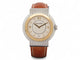 Montre montre BOUCHERON solis or 18k & acier bracelet croco autruche quartz 58 Facettes 270502