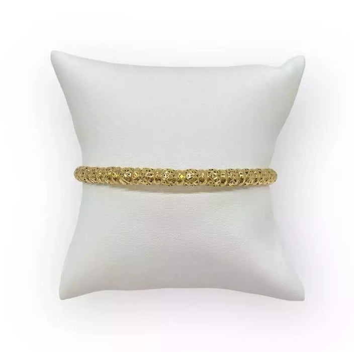 Oriental gold bangle