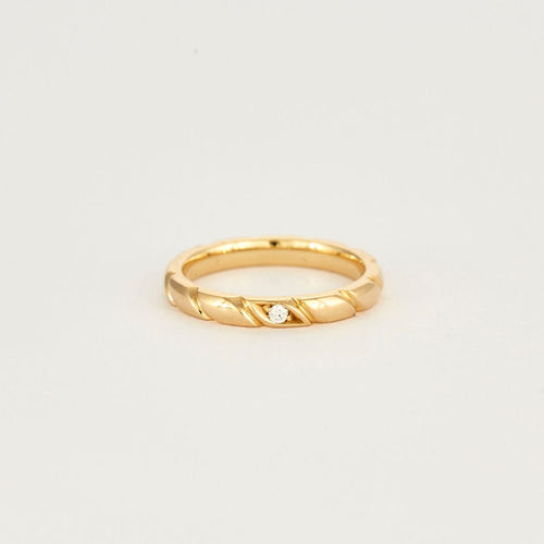 Bague 48 CHAUMET - Bague Torsade Diamant 58 Facettes