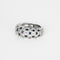 Bague 54.5 Bague jonc or blanc, diamants et saphir 58 Facettes 240817