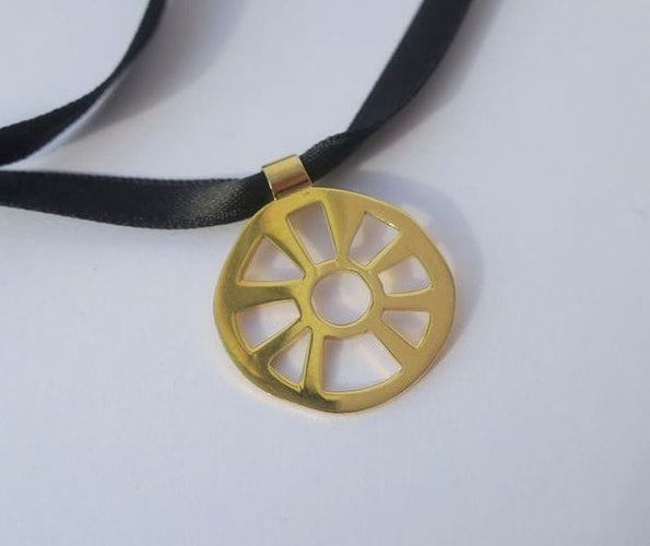 Pendentif ZOLOTAS - Pendentif Roue 2008 Porte-Bonheur 58 Facettes