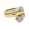 Bague 53 Bague Or jaune, Or blanc Diamant 58 Facettes 4442219RV