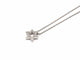 Collier Collier or blanc 750 mil étoile en diamants 58 Facettes