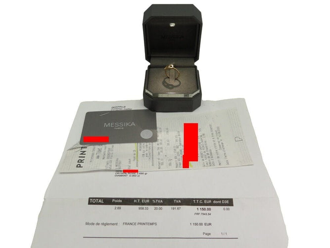 Bague 52 bague MESSIKA move uno gm 12390-pg t52 diamant 0.06ct en or rose 18k 58 Facettes 269167