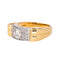Bague 56 Bague  Or jaune, Or blanc Diamant 58 Facettes 4311404CN