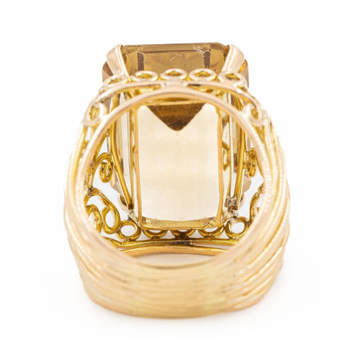Bague 60 Bague Or jaune Citrine 58 Facettes 2090640CN