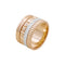 Bague 56 Bague Boucheron, «QUATRE RADIANT ÉDITION», deux ors et diamants. 58 Facettes 35015