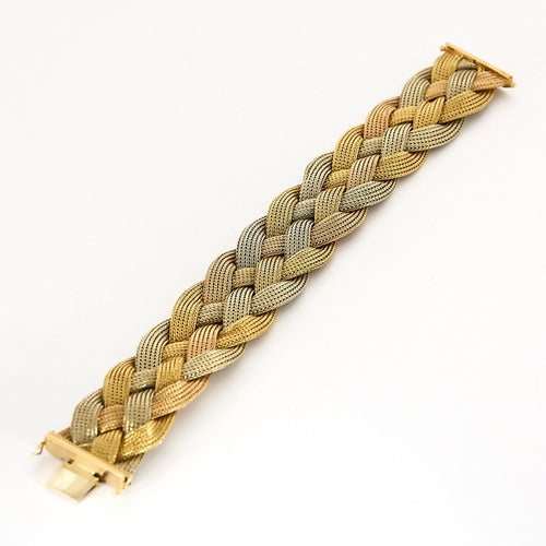 Bracelet Bracelet en ors tressés 58 Facettes AUX1204