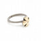 Bague 53.5 Bague en or jaune, argent et diamants 58 Facettes D363900SO