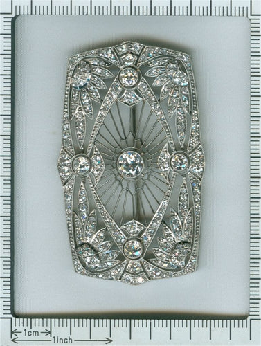 Broche Fusion élégante : broche édouardienne et Art déco 58 Facettes 20302-0004