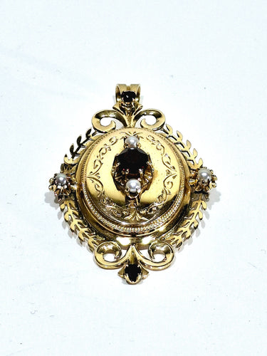 Pendentif Pendentif Napoléon III or ose 58 Facettes