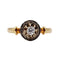 Bague 54 Bague solitaire art deco or jaune 18k diamant taille ancienne 58 Facettes A05903