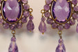 Boucles d'oreilles Antique amethyst gold earrings 58 Facettes 7622