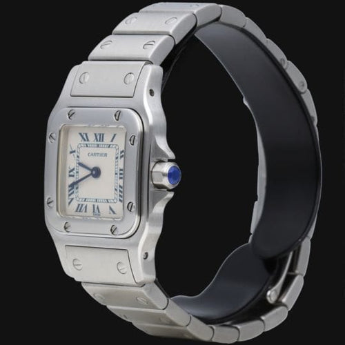 Montre Cartier Montre Santos Galbée Pm 58 Facettes MT42438