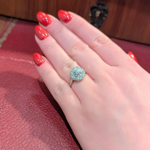 Bague 53 Bague or blanc et diamants 58 Facettes 31310