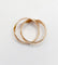 Bague 51 Alliance jumelées Gimmel antique or rose non gravée 58 Facettes A05700