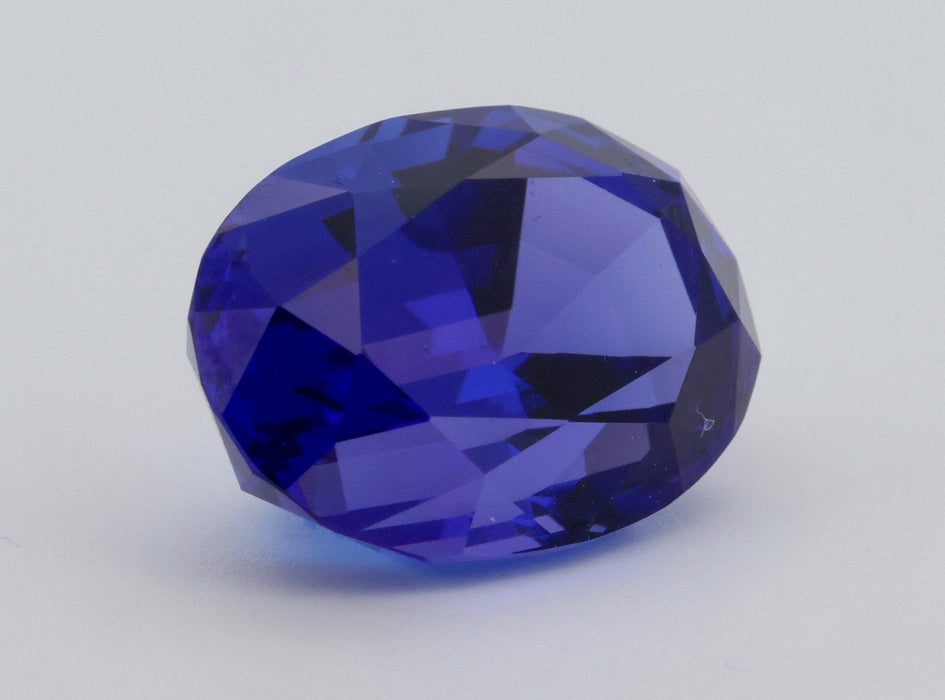 Gemstone Tanzanite 15.54cts non chauffée certificat Lotus 58 Facettes