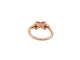 Bague 53 bague CHAUMET jeux de liens 082179 en or rose 18k diamants 0.35ct t52 58 Facettes 268402