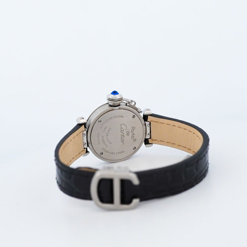 Montre CARTIER - Pasha Silver watch arab dial - SM 58 Facettes