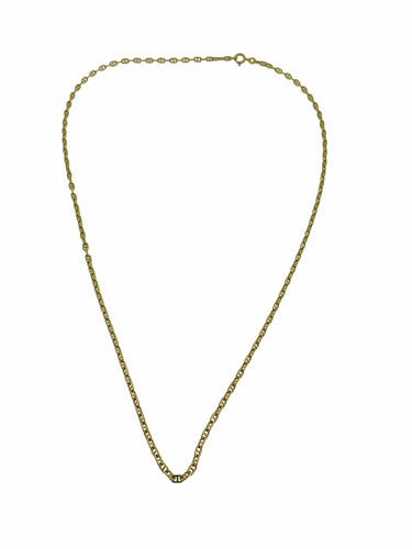 Collier BALESTRA - Chaîne italienne à maillons Mariner en or jaune 58 Facettes