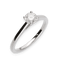 Bague 48 Solitaire De Beers DB Classic en platine avec diamant 0,40 ct H-SI2 - Taille 48 - Full Set 58 Facettes FB08388