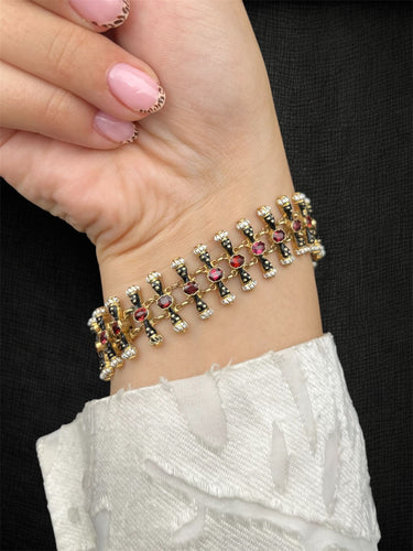 Bracelet Girotondo de Moretti Fiumani or jaune 58 Facettes