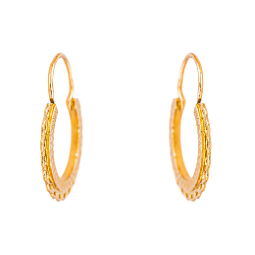 Boucles d'oreilles Boucles d'oreilles Créoles Or rose 58 Facettes 4137617CN