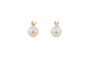Boucles d'oreilles Boucles d'oreilles en or jaune avec perle et diamants 58 Facettes orc257