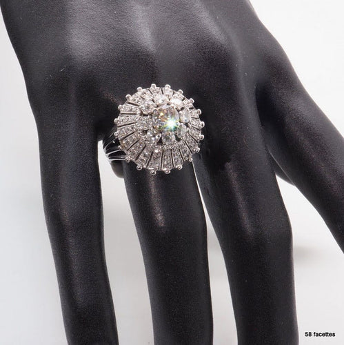 Bague 57 Bague diamants années 50 58 Facettes 4153