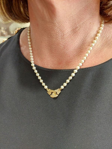 Collier Collier de Perles - Chocker 58 Facettes 083611