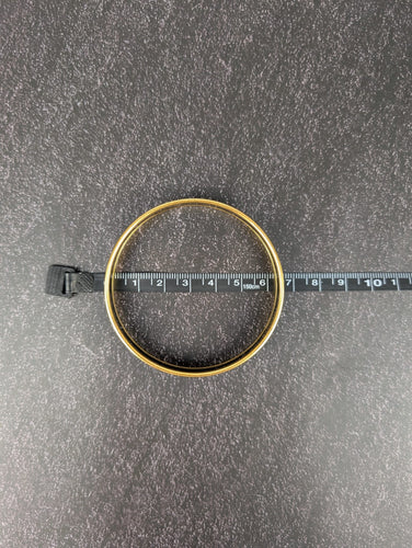 Hermès - Jonc Email et Plaqué Or 58 Facettes