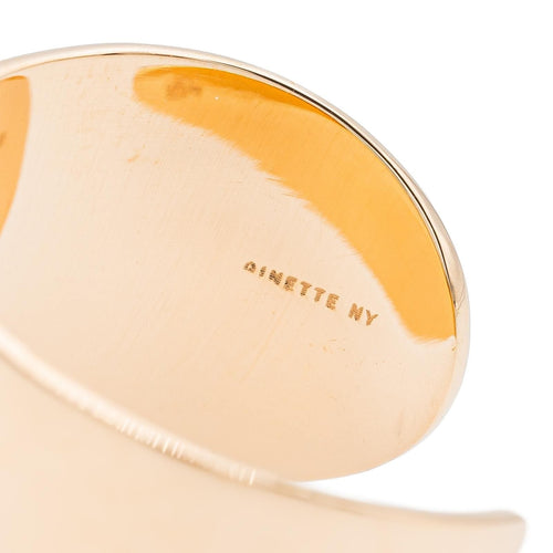 Bague 55 Ginette NY Bague Bliss grande bague ouverte Or rose 58 Facettes 2656020CN