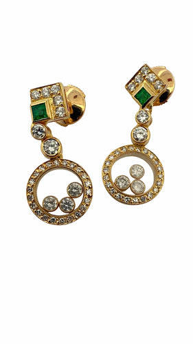 Boucles d'oreilles Boucles d’oreilles vintage Chopard 58 Facettes