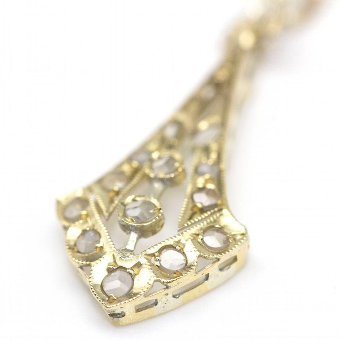 Pendentif Pendentif original 1900 or jaune et diamants 58 Facettes D364089JC