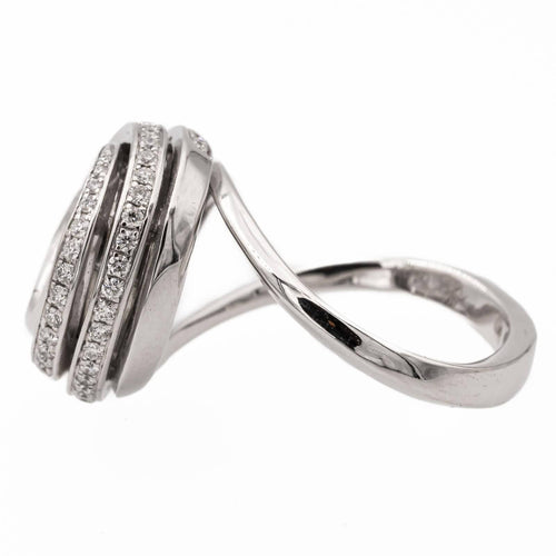 Bague 48 Chopard Bague Happy Diamonds Or blanc Diamant 58 Facettes 2238633CN