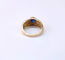 Bague 54.5 Bague jonc en or jaune et saphir 58 Facettes Bag.Jonc.Sap1597