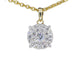 Pendentif Pendentif en or jaune avec diamant taille brillant 58 Facettes 2081