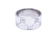 Bague 59 Gucci Bague Icon Or blanc 58 Facettes 894446CN