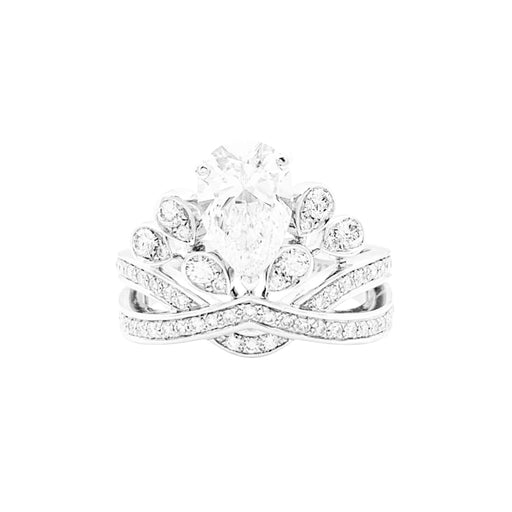 48 Bague Chaumet, "Joséphine Aigrette Impériale", platine et diamants. 58 Facettes 35032