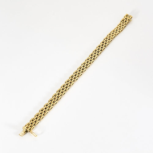 Bracelet Bracelet à maille grain de riz en or jaune 58 Facettes BEA3562