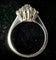 Bague 48.5 Bague fleur or blanc diamants 58 Facettes