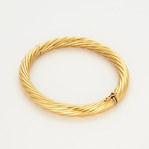 Bracelet Bracelet jonc or jaune 58 Facettes LP753/2