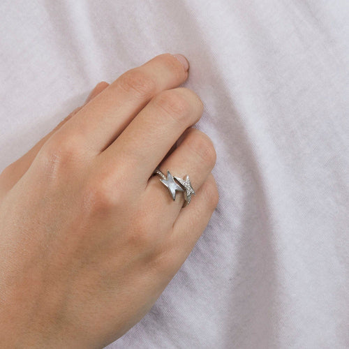 Bague 52 MAUBOUSSIN - Bague Etoile de vie or blanc diamants 58 Facettes 3131327