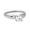 Bague 48 Bague  Solitaire Platine Diamant 58 Facettes 4387221CN