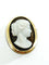 Broche Broche camée or rose et agate 58 Facettes