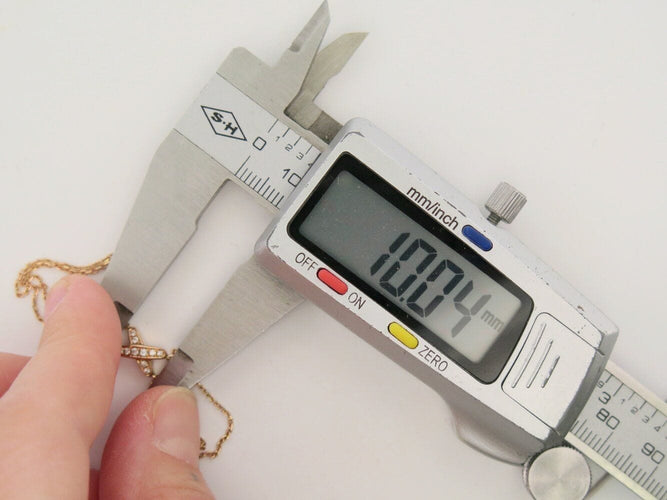 Bracelet bracelet CHAUMET jeux de liens en or rose 18k 3gr 10 diamants 0.1ct boite 58 Facettes 271111