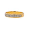 Bague 56 Bague  Demi alliance Or jaune Diamant 58 Facettes 4033198CN