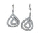 Boucles d'oreilles Boucles d'oreilles en or blanc 18 carats serties de diamants 58 Facettes PE248