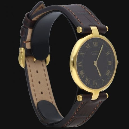 Montre Cartier Montre Must De Cartier Vermeil 58 Facettes MT41139