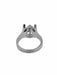 Bague 50.5 Bague solitaire certifiée HRD en palladium et diamant 58 Facettes